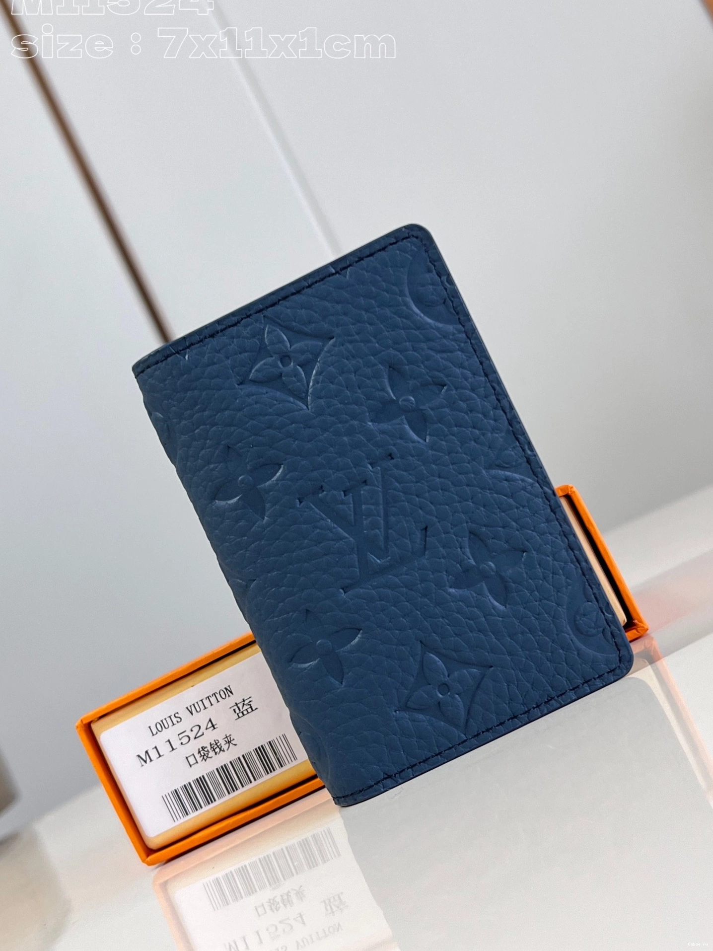 Organizer-7.5*11.1*1 VUITTON LOUIS cm Pocket 0720